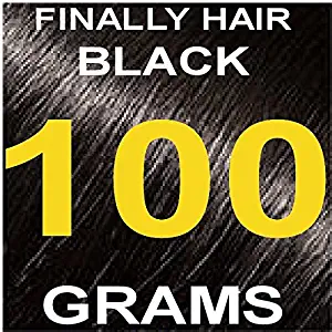 Finally Hair Hair Fiber Refill 100 Grams For Hair Loss Concealing by Finally Hair (Black)