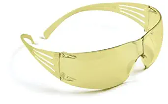 3M SecureFit Safety Glasses SF203AF, Amber Lens