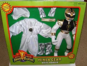 12" Mighty Morphin Power Ranger Ninja Gear White Ranger