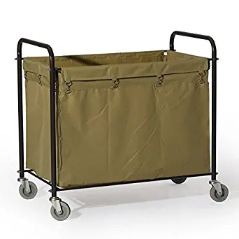 Commercial Laundry Cart, W 37" x W 21.8" x H 35"
