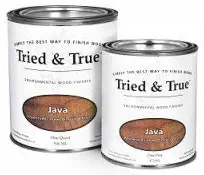 Tried and True Wood Stain- 100% solvent free, zero VOC, and safe for food and skin contact (Quart, Java)