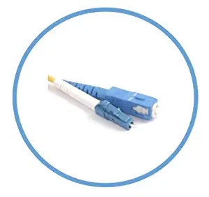 PacSatSales - Fiber Optic Patch Cable - Single Mode - SIMPLEX - OS1-9/125um (1M, LC to SC)