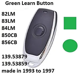 Craftsman Garage Door Opener Mini Remote Control Work with Green Learn Button