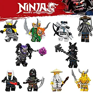 Blocks Hero Ninja Royals Go - New 2019 Best Ninjas Warriors Heroes w/Weapons! Cool Mini Figure Toys for Kids