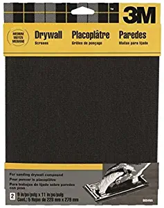 3M 9094DCNA Drywall Sanding Screen, 9 in by 11 in, 2 -Sheet Medium-Grit