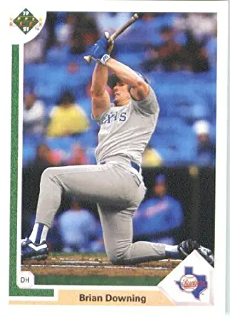 1991 Upper Deck # 770 Brian Downing Texas Rangers - MLB Baseball Trading Card