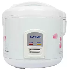 TRC-08 Cool Touch 8-Cup Rice Cooker and Warmer with Steam Basket, White