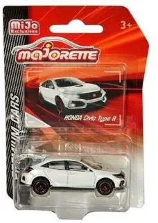 New DIECAST Toys CAR MAJORETTE 1:64 Premium Cars Civic Type R (White) - MIJO Exclusives 3052MJ9