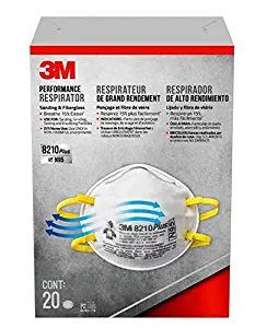 3M 8210 Plus N95 Particulate Respirator Disposable Dust Mask, 40 Masks