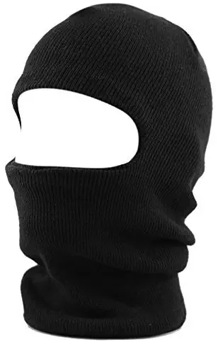 The Hat Depot Made in USA Unisex Thick and Long Face Ski Mask Winter Beanie