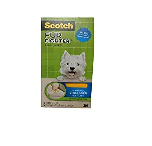 Scotch-Brite Upholstery Pet Hair Remover Refills, 8 Refill Sheets (849RF-8SB)