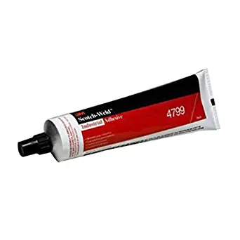 3M Scotch-Weld Industrial Adhesive 4799 Black, 5 Ounce