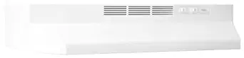 Broan 413001 ADA Capable Non-Ducted Under-Cabinet Range Hood, 30-Inch, White