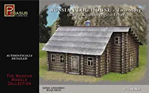 Pegasus Hobbies 1/72 Russian 2-Story Log House PGH7704