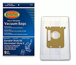 EnviroCare Replacement Vacuum bags for Electrolux Style S & OX Harmony Canister - 9 pack
