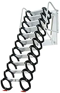 TECHTONGDA Attic Extension Loft Ladder Stairs for Folding Ceiling Pull Down Black