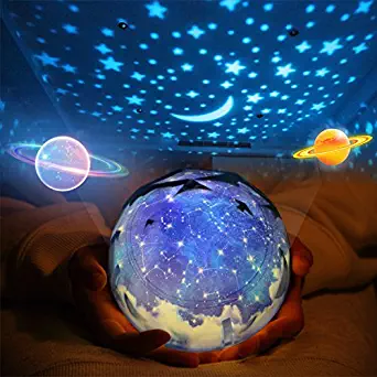 Star Night Light for kids, Universe Night Light Projection Lamp, Romantic Star Sea Birthday Christmas Projector Lamp for bedroom - 3 Sets of Film