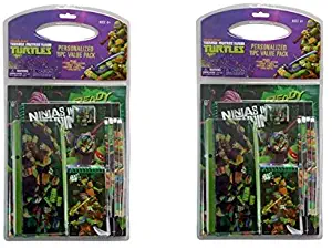 TMNT Ninja Turtle 11pc Value Pack Stationary Set x 2