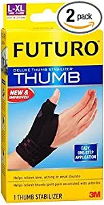 Futuro Deluxe Thumb Stabilizer L-XL Moderate, 45844EN - 1 each, Pack of 2