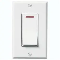 Broan 69WL Single-Function Control White 20 amps 120V for Ultra Silent Fan Bath Fan Control