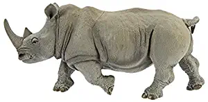 Safari Ltd Wildlife Wonders – White Rhino – Realistic Hand Painted Toy Figurine Model – Quality Construction from Safe and BPA Free Materials – For Ages 3 and Up – Large