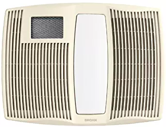 Broan QTX110HL Ultra Silent Series Bath Fan with Heater and Light