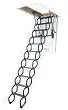 FAKRO LST66875 Insulated Steel Scissor Attic Ladder for 22-Inch x 31-Inch Rough Openings