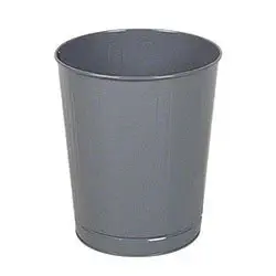 Rubbermaid Commercial Products Rcp Wb26Gry Steel Wastebasket; 26Qt Round RCP WB26GRY