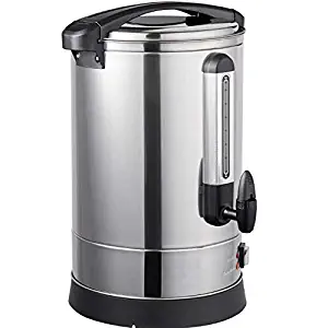 105 Cup (525oz) Double Wall Stainless Steel Coffee Urn/Coffee Percolator - 1500W. Perfect for caterers, schools, churches, and offices.