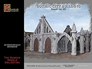 Pegasus Hobbies 4924 28mm Gothic City Building Set 1 by Pegasus Hobbies