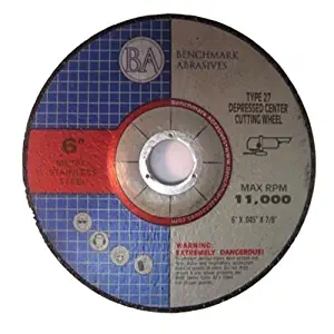 6"x.045"x7/8" Depressed Center Thin CutOff Wheel - 25 Pack