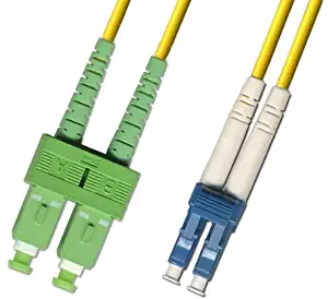 3M - Singlemode Duplex Fiber Optic Cable (9/125) - LC/UPC to SC/APC