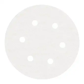 3M NX Hook and Loop Paper D/F Disc, 6 Holes, Aluminum Oxide, 6"Diameter, P220 Grit (Pack of 50)