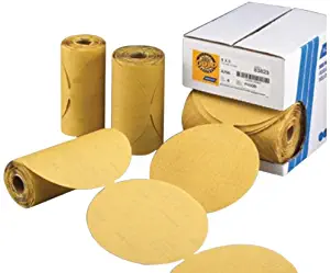 Norton 662611-83817 Gold Reserve 6" P120B PSA Disc Roll, (100 Discs/Roll)