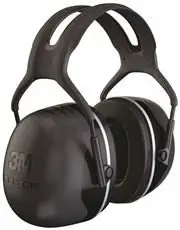 3M 2496327 Peltor X-Series Over The Head Earmuff with Headband X5A & 3727444; Black