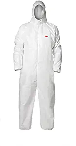 3M Anti-Static Paint Spray/Cleaning White Disposable Coverall 94540 (3, XXL/XXXL)