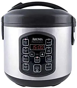 Aroma ARC-954SBD Digital Rice Cooker, Stainless Steel (Renewed)