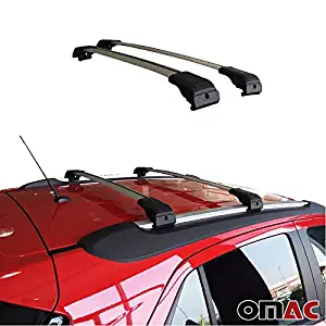 Recro Garage Buick Encore Aluminum TOP ROOF Rack Wing Cross Bars Cross Rails Set