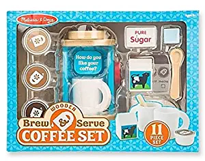 Toys For Kids Girls Boys Melissa and Doug Wooden Brew and Serve Coffee Play Set ,#G14E6GE4R-GE 4-TEW6W298085