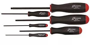 Bondhus 10686 1.5-5mm Balldriver Screwdrivers, 6 Piece Set