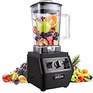 Countertop Blender, Aicok High Speed Blender 1400W Professional Smoothie Blender with 2 Setting Modes Base and Dishwasher Safe 70oz Crushing Bottle