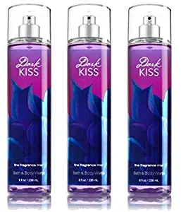 Bath & Body Works Signature Collection Dark Kiss Fine Fragrance Mist, 8 Fl Oz (3-Pack)