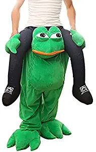 Ride On Me Costume Shoulder Adult Frog Ride On Mascot Costume