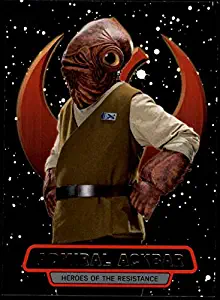 2016 Star Wars The Force Awakens Series Two Heroes of the Resistance #7 Admiral Ackbar