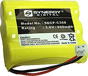 General Electric 26990 Cordless Phone Battery Ni-CD, 3.6 Volt, 900 mAh - Ultra Hi-Capacity - Replacement for AT&T, Panasonic, VTech 80-5071-00-00, RadioShack 23-298 Rechargeable Batteries