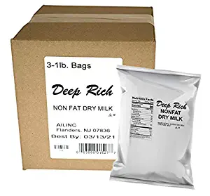 Deep Rich 3x1 lb Nonfat Dry Milk