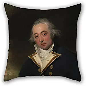 Pillow Shams 16 X 16 Inches / 40 By 40 Cm(each Side) Nice Choice For Floor,teens Girls,kids Girls,dining Room,teens Oil Painting Sir Thomas Lawrence - Admiral John Markham