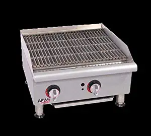 APW Wyott GCB-36I 36" Stainless Steel Charbroiler, Gas, Countertop 120,000 BTU