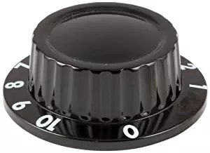 APW Wyott 56505 Black Plain Knob