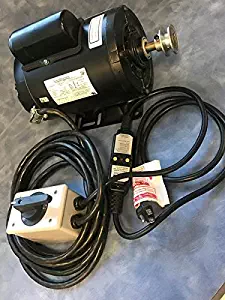 1 HP Motor - TENV W/ Switch, GFCI, & Wire